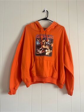 Orange Gremlins Graphic Hoodie - XL